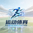 VSport体育科技公司官方品牌logo，橙色与深蓝双色设计，象征活力与专业